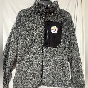 Juniors NFL Pittsburgh Steelers Sherpa Jacket 11/13 L